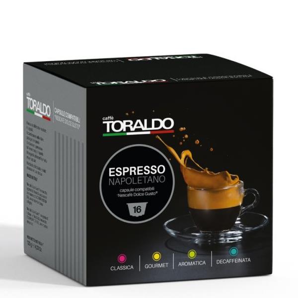100 CAPSULE DOLCE GUSTO MISCELA GOURMET CAFFE' TORALDO